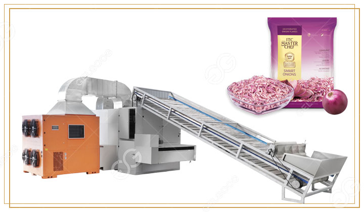 onion flake drying machine