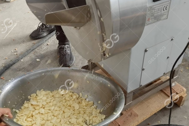 garlic slicing machine